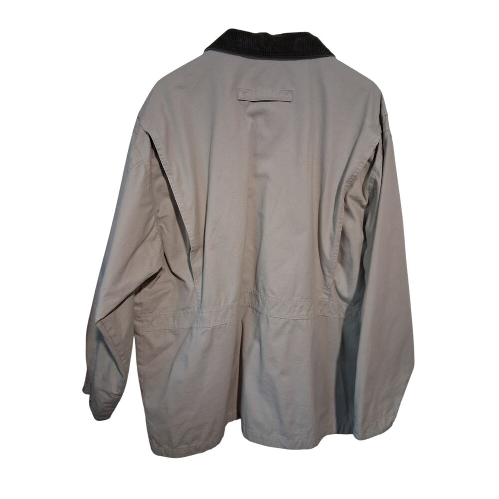 Y2K Vintage Roundtree & Yorke Men size XL Chore Barn Utility Field Corduroy Coat - Picture 2 of 16